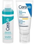 CeraVe Комплект - Серум с ретинол и Хидратиращ крем, SPF30, 30 + 52 ml - 1t