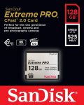 Карта памет SanDisk - Extreme Pro 2.0, 128GB, VPG 130, черна - 2t