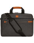 Чанта за лаптоп Xmart - XB1803BG, 15.6'', сива/оранжева - 1t