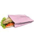 Чанта за храна тип джоб Nerthus - Розова, 18.5 x 14 cm - 2t