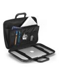 Чанта за лаптоп Bombata - Tweed, 15.6'', черна/бяла - 2t