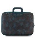 Чанта за лаптоп Bombata - Camo, 15.6'', синя - 1t