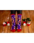 Чорапи Pirin Hill - Wintertime Penguin, размер 35-38, лилави - 5t