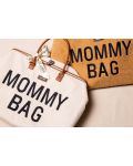 Чанта за принадлежности Childhome - Mommy Bag, Teddy, бяла - 6t