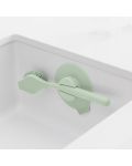 Четка за съдове с вакуумна закачалка Brabantia - SinkSide Jade Green, зелена - 4t