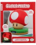 Часовник Paladone Games: Super Mario Bros. - Super Mushroom - 4t