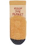 Чорапи с неплъзгащо стъпало Sterntaler - Костенурка, 21/22 размер, 18-24 м, жълти - 2t