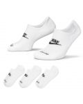 Чорапи Nike - Everyday Plus Cushioned, 3 чифта, бели - 1t