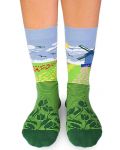 Чорапи Pirin Hill - Arty Socks Tulips and Mills, размер 43-46, зелени - 2t