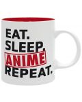 Чаша The Good Gift Adult: Humor - Eat, Sleep, Anime, Repeat - 1t