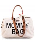 Чанта за принадлежности Childhome - Mommy Bag, Teddy, бяла - 2t