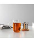 Чаша за чай с цедка Viva Scandinavia - Minima, 500 ml, с капаче - 5t