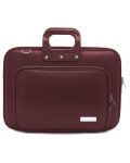 Чанта за лаптоп Bombata Plus Classic - 15.6", бургундско червена - 1t