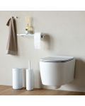 Четка за тоалетна със стойка Brabantia - MindSet, Mineral Fresh White - 9t