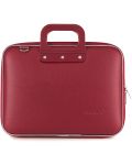 Чанта за лаптоп Bombata Medio Classic - 13", бургундско червена - 1t