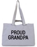 Чанта за принадлежности ChildHome - Proud Grandpa, сива - 1t