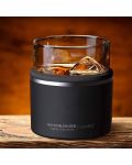 Чаша с термоизолираща основа Asobu - Whiskey Kuzie, 311 ml, черна - 5t
