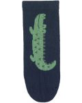 Чорапи с неплъзгащо стъпало Sterntaler - Крокодил, 25/26 размер, 3-4 г, тъмносини - 3t