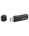 Четец за карти Natec - Scarab 2, SD/micro SD, USB 3.0, черен - 1t