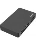 Четец за карти Hama - 200128, All in One, USB-A, USB 3.0, черен - 1t