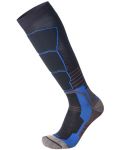 Чорапи Mico - Medium Light Weight Superthermo , черни/сини - 1t