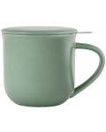 Чаша за чай с цедка Viva Scandinavia - Minima Stone Green, 350 ml - 1t