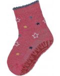 Чорапи с неплъзгащо стъпало Sterntaler - Розово мишле, 25/26 размер, 3-4 г, 2 чифта - 2t