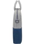 Чанта за лаптоп Rivacase - 7532, 15.6", сива/синя - 4t