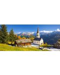 Панорамен пъзел Castorland от 600 части - Църква в Австрия - 2t