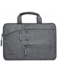 Чанта за лаптоп Satechi - Fabric, 13'', сива - 1t