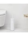 Четка за тоалетна със стойка Brabantia - MindSet, Mineral Fresh White - 6t