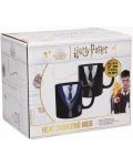 Чаша с термо ефект Half Moon Bay Movies: Harry Potter - Ravenclaw Uniform, 400 ml - 4t