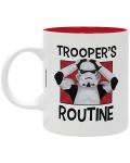 Чаша ABYstyle Movies: Star Wars - Trooper's Routine - 2t