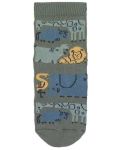 Чорапи с неплъзгащо стъпало Sterntaler - Зоологическа градина, 25/26 размер, 3-4 г - 3t