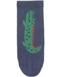 Чорапи с неплъзгащо стъпало Sterntaler - Крокодил, 21/22 размер, 18-24 м, сини - 4t