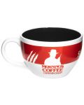 Чаша 3D Pyramid Television: Stranger Things - Mornings are for Coffee - 2t