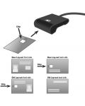 Четец за смарт карти ACT - AC6015, USB 2.0, черен - 4t