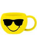 Чаша за еспресо Heathside Humor: Adult - Sunglasses Smiley - 1t