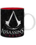 Чаша ABYstyle Games - Assassin's Creed - Crest black & red - 1t