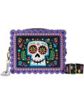 Чанта Loungefly Disney: Coco - Miguel Floral Skull - 1t