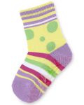 Чорапи със силиконова подметка Sterntaler - На точки, 25/26 размер, 3-4 години - 1t