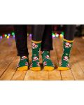 Чорапи Pirin Hill - Wintertime Santa, размер 39-42, зелени - 4t