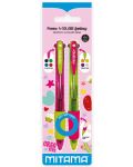 Комплект четирицветни химикалки Mitama - For Fun Fantasy, за момиче - 1t