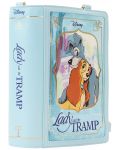 Чанта Loungefly Disney: Lady and The Tramp - Classic Book - 6t