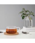Чаша за чай с чинийка Viva Scandinavia - Classic, 250 ml, бамбук и стъкло - 5t