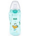 Чаша с преходен накрайник NUK - Active Cup, 300 ml, синя - 1t