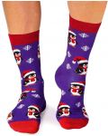 Чорапи Pirin Hill - Wintertime Penguin, размер 35-38, лилави - 2t