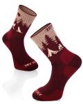 Чорапи Pirin Hill  - Hiking Socks Wolf, размер 39-42, червени - 1t