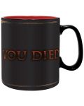 Чаша с термо ефект ABYstyle Games: Dark Souls - You Died - 1t