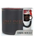 Чаша с термо ефект ABYstyle Games: Dark Souls - You Died - 4t